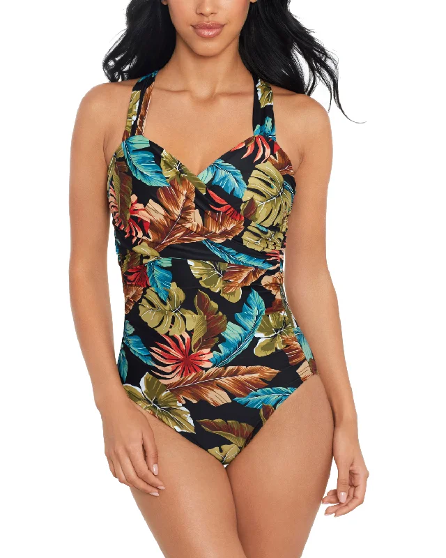 Women's Sleeveless Backless One - Pieces in Black with Cut - Out Details for a Sexy Beach Look2024 Magicsuit Aloe Nico One Piece - 6018468 Women's Sleeveless Backless One - Pieces in Black with Cut - Out Details for a Sexy Beach Look2024 Magicsuit Aloe Nico One Piece - 6018468