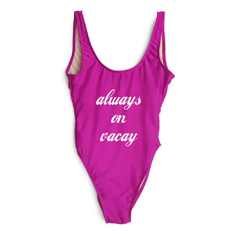 Women's Velvet One - Pieces in Emerald Green for a Luxurious and Sophisticated OccasionALWAYS ON VACAY // NEW FONT [SWIMSUIT]