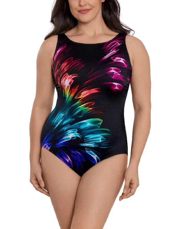 Women's Metallic One - Pieces in Silver for a Shiny and Eye - Catching Night Outfit2024 Longitude Hard Candy High Neck One Piece - L243301 Women's Metallic One - Pieces in Silver for a Shiny and Eye - Catching Night Outfit2024 Longitude Hard Candy High Neck One Piece - L243301