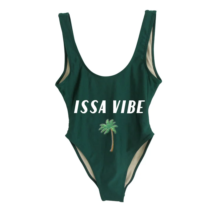 Plus Size Women's Wrap - Style One - Pieces in Burgundy with Belt for a Figure - Flattering OptionISSA VIBE [SWIMSUIT]