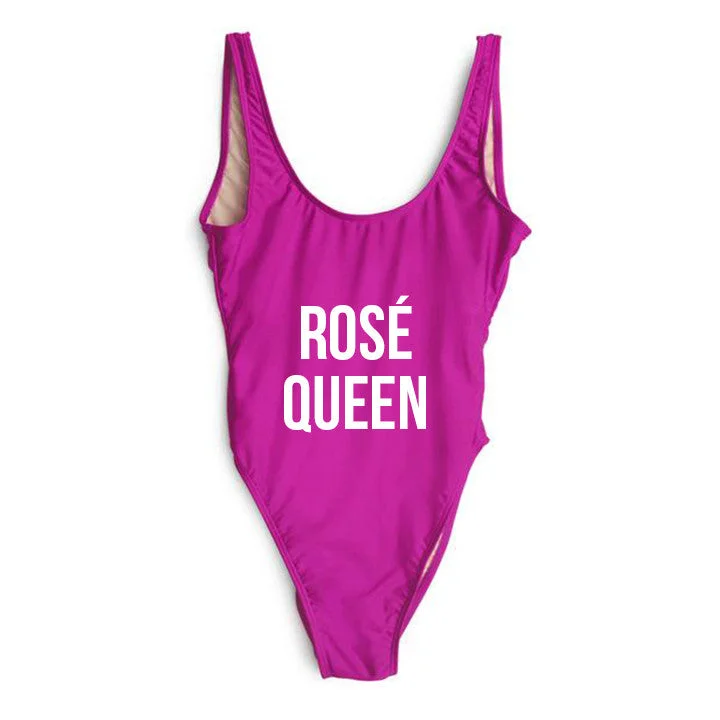 Women's Strapless One - Pieces in Royal Blue with Beaded Accents for a Formal EventROSÉ QUEEN [SWIMSUIT]