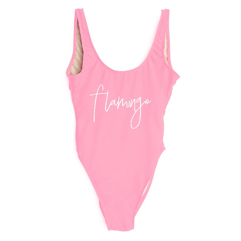 Women's Sleeveless Backless One - Pieces in Black with Cut - Out Details for a Sexy Beach LookFLAMINGO [SWIMSUIT]