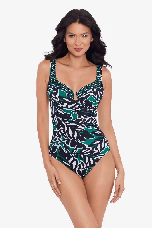 Plus Size Women's Floral Print Maxi One - Pieces in Multicolor for a Spring Garden PartyPalma Verde Escape One Piece Swimsuit Plus Size Women's Floral Print Maxi One - Pieces in Multicolor for a Spring Garden PartyPalma Verde Escape One Piece Swimsuit