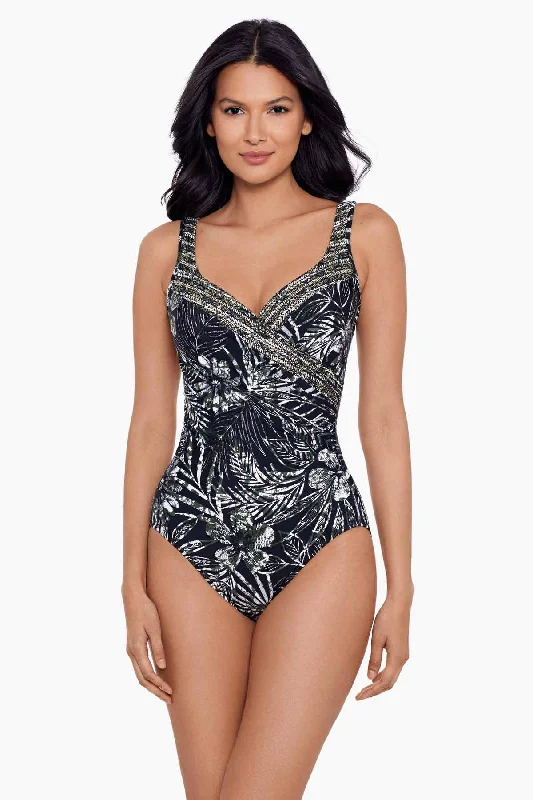 Women's Long - Length One - Pieces in Gray with Asymmetric Hem for a Contemporary and Fashionable LookZahara It's A Wrap One Piece Swimsuit Women's Long - Length One - Pieces in Gray with Asymmetric Hem for a Contemporary and Fashionable LookZahara It's A Wrap One Piece Swimsuit