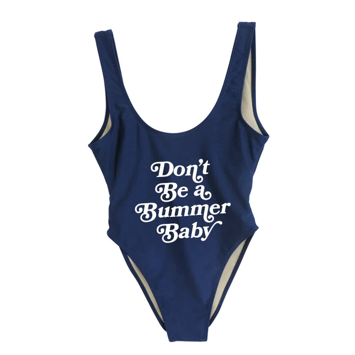 Women's Sheer Paneled One - Pieces in White for a Delicate and Elegant Evening AppearanceDON'T BE A BUMMER BABY  [SWIMSUIT]