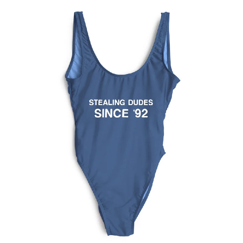 Women's Velvet One - Pieces in Emerald Green for a Luxurious and Sophisticated OccasionSTEALING DUDES SINCE '92 [SWIMSUIT]