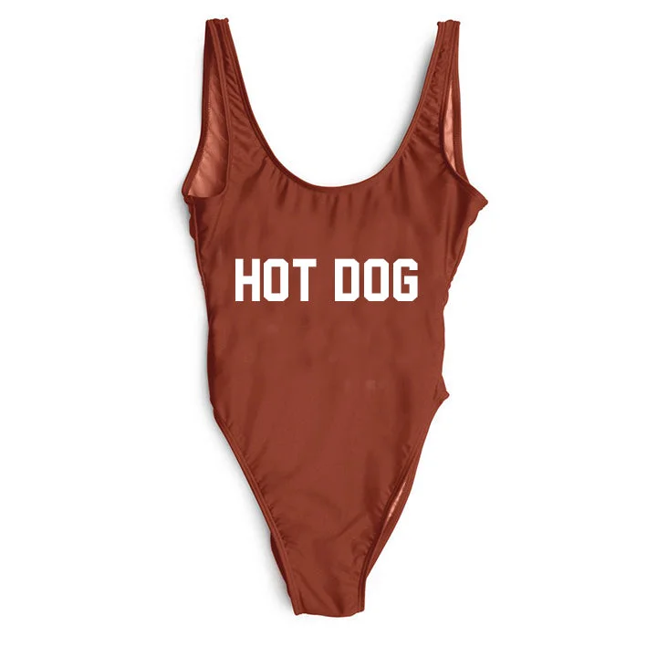 Women's Sequined Mini One - Pieces in Gold for a Glamorous New Year's Eve PartyHOT DOG [SWIMSUIT]