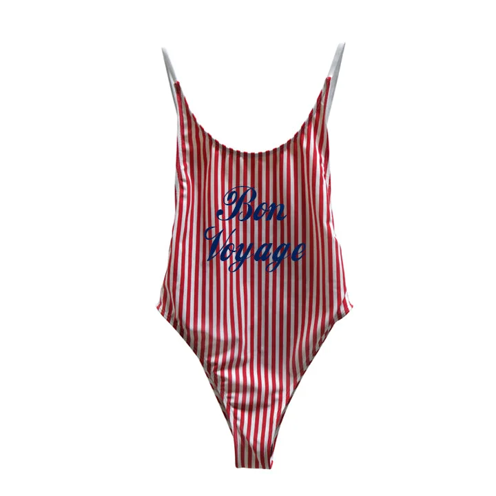 Women's Metallic One - Pieces in Silver for a Shiny and Eye - Catching Night OutfitBON VOYAGE [BALI SWIMSUIT]