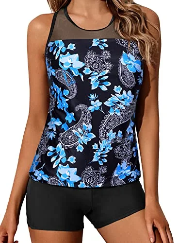 Women's Halter Neck Swim Tops with Tie - Back in Neon Colors for a Bold Summer VibeWomen's Modest Two Piece Bathing Suits See-Through Mesh Top-Black Floral Women's Halter Neck Swim Tops with Tie - Back in Neon Colors for a Bold Summer VibeWomen's Modest Two Piece Bathing Suits See-Through Mesh Top-Black Floral