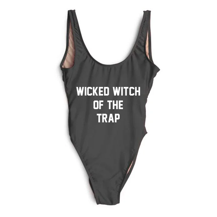 Women's Lace - Embellished One - Pieces in Cream for a Romantic and Vintage - Inspired LookWICKED WITCH OF THE TRAP [SWIMSUIT]