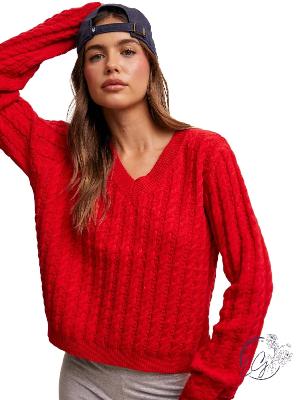 Turtleneck Women Long Sleeve Top for Cold Winter DaysCranberry Chic Pullover Sweater Turtleneck Women Long Sleeve Top for Cold Winter DaysCranberry Chic Pullover Sweater