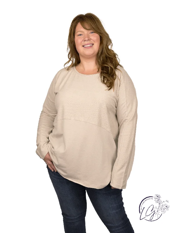 Metallic Accent Women Long Sleeve Top for a Glamorous LookCurvy Lightweight Serenity Top Metallic Accent Women Long Sleeve Top for a Glamorous LookCurvy Lightweight Serenity Top