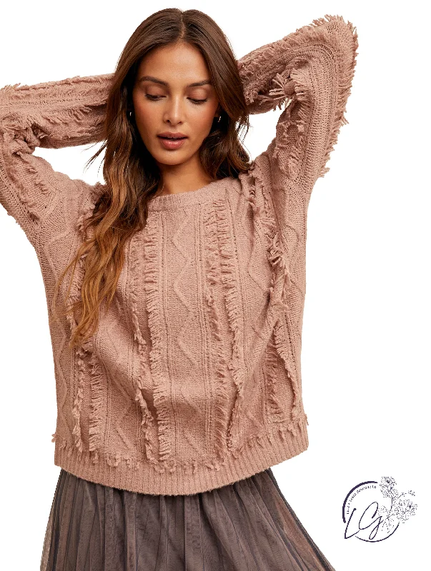 Puffer - Sleeve Women Long Sleeve Top for a Fashion - Forward LookLet Me Know Sweater Puffer - Sleeve Women Long Sleeve Top for a Fashion - Forward LookLet Me Know Sweater