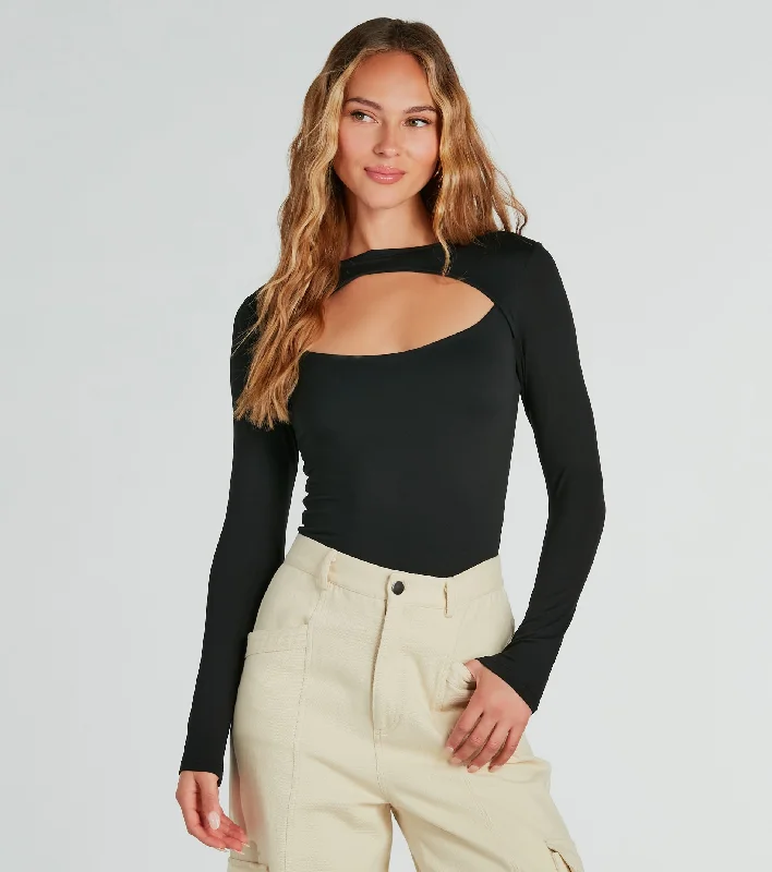 Thermal Women Long Sleeve Top for Extra Warmth in WinterMake The Cut Long Sleeve Knit Bodysuit Thermal Women Long Sleeve Top for Extra Warmth in WinterMake The Cut Long Sleeve Knit Bodysuit