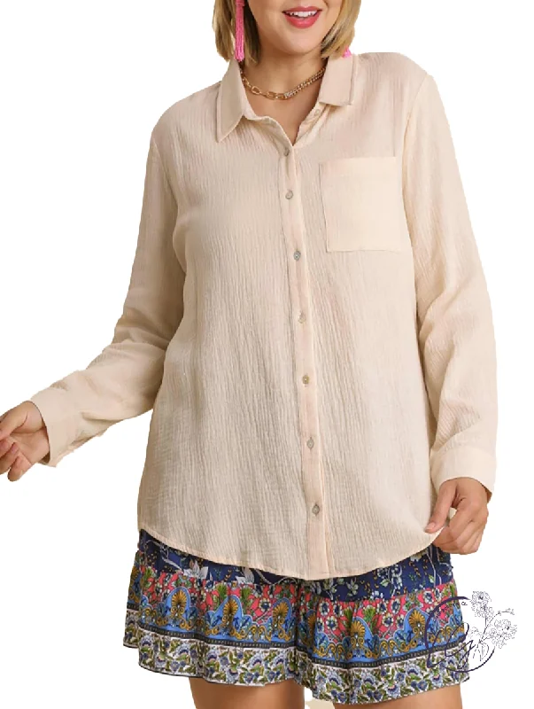 Plus Size Women Long Sleeve Top for a Flattering and Comfortable FitCurvy The Feeling is Real Long Sleeve Plus Size Women Long Sleeve Top for a Flattering and Comfortable FitCurvy The Feeling is Real Long Sleeve