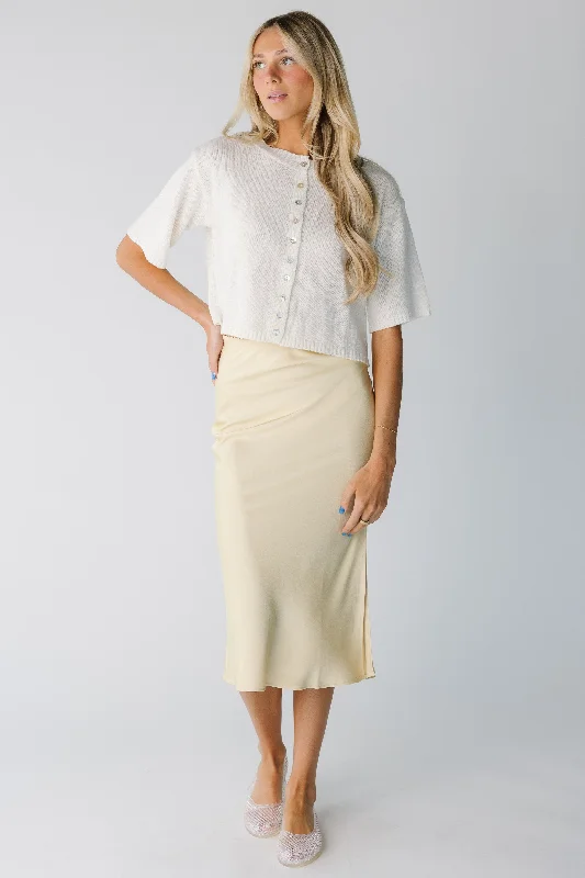 Midi dresses with bow accents for a sweet and charming look The Tuesday Skirt