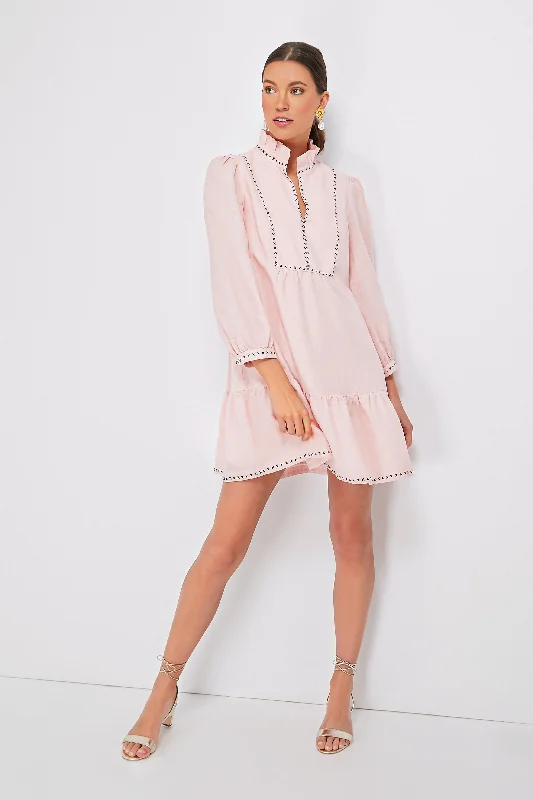 Midi dresses with wrap - around skirts for a customizable fit Bermuda Pink Palmerston Dress Midi dresses with wrap - around skirts for a customizable fit Bermuda Pink Palmerston Dress