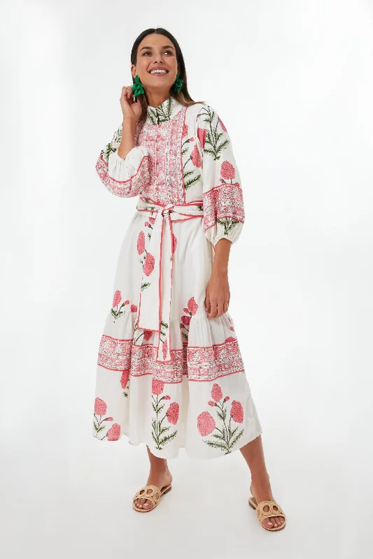 Midi dresses with side slits for a sexy and elegant appearance Exclusive Rosy Marigold Flounce Dress Midi dresses with side slits for a sexy and elegant appearance Exclusive Rosy Marigold Flounce Dress