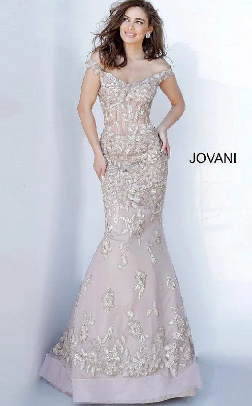 Maternity dress for a baby's first plane ride Jovani 67485 Prom Long Mermaid Dress