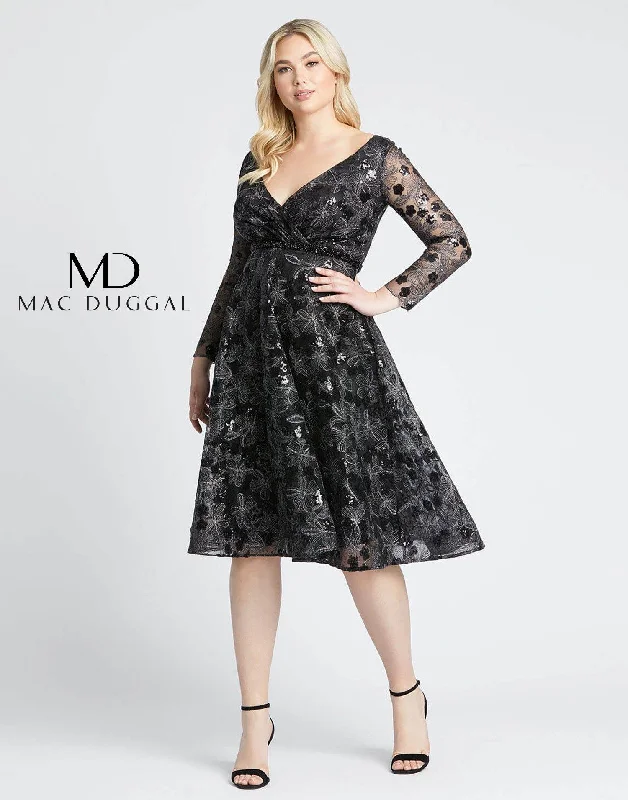 Maternity dress for a baby's first visit to the wildlife sanctuary Mac Duggal 67541 Fabulouss Short Plus Size Dress Maternity dress for a baby's first visit to the wildlife sanctuary Mac Duggal 67541 Fabulouss Short Plus Size Dress