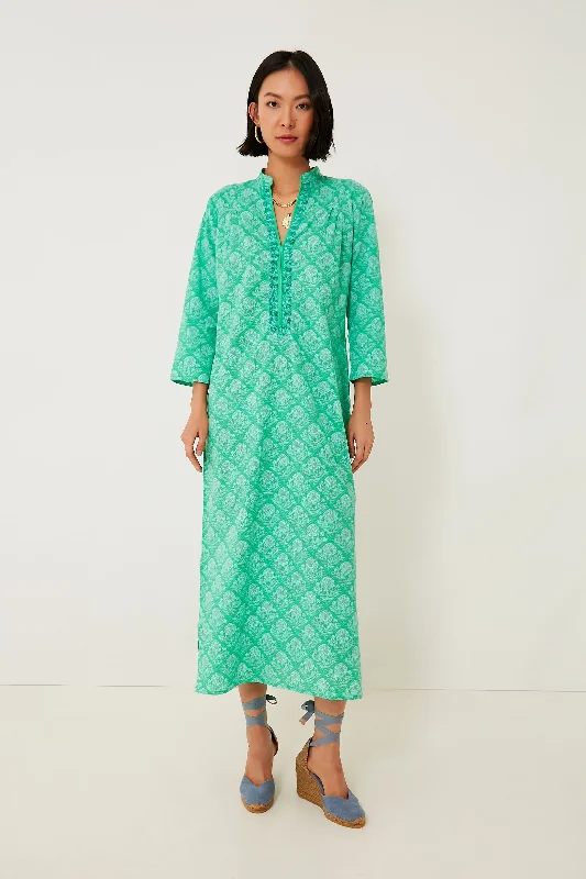 Midi dresses with ruffled hems for a romantic date night Green Lauren Clorinda Long Kurta Midi dresses with ruffled hems for a romantic date night Green Lauren Clorinda Long Kurta