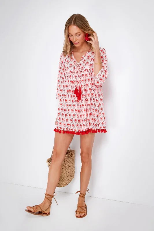 Midi dresses with denim fabric for a casual yet stylish day out Red Caitlin Seychelles Tunic Midi dresses with denim fabric for a casual yet stylish day out Red Caitlin Seychelles Tunic