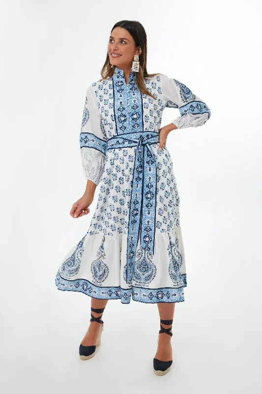 Midi dresses with halter necks for a stylish and comfortable option Sky Blue Cornflower Flounce Dress Midi dresses with halter necks for a stylish and comfortable option Sky Blue Cornflower Flounce Dress