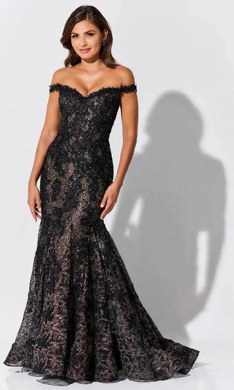 Wedding dresses with a sweetheart - neck and a corseted back Wedding guest dresses with gathered skirts and V - necklines Ivonne D ID323 - Sequin Embellished Lace Appliques Mother of the Bride Dress Wedding dresses with a sweetheart - neck and a corseted back Wedding guest dresses with gathered skirts and V - necklines Ivonne D ID323 - Sequin Embellished Lace Appliques Mother of the Bride Dress