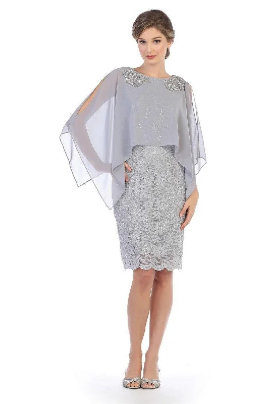 Maternity dress for a baby's first visit to the children's garden Short Mother of the Bride Cape Dress Maternity dress for a baby's first visit to the children's garden Short Mother of the Bride Cape Dress