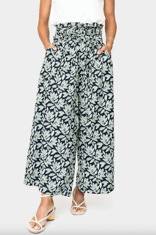 Plus Size Women's Embroidered Tight Trousers in White for a Feminine and Elegant StyleArielle Pant In Forest Navy Plus Size Women's Embroidered Tight Trousers in White for a Feminine and Elegant StyleArielle Pant In Forest Navy