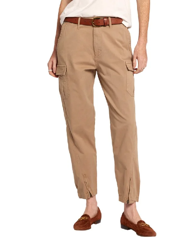 Plus Size Women's Printed Tight Trousers in Floral Patterns for a Spring - Inspired OutfitCurrent/Elliott The Cadet Oak Cargo Jean