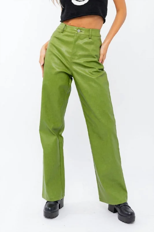 Women's Seamless Compression Tight Trousers in Gray for Fitness and Yoga SessionsFaux Leather Wide Leg Pants In Green Women's Seamless Compression Tight Trousers in Gray for Fitness and Yoga SessionsFaux Leather Wide Leg Pants In Green