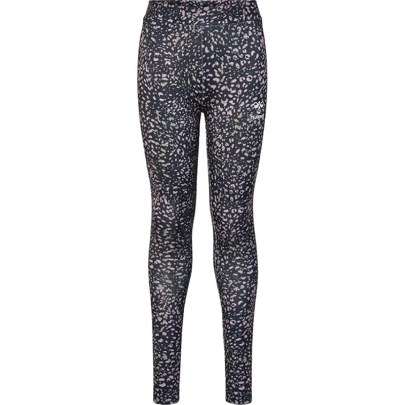 Women's Leather - Look Tight Trousers with Zipper Details in Dark Gray for an Urban StyleHummel Asphalt Lis Leggings Women's Leather - Look Tight Trousers with Zipper Details in Dark Gray for an Urban StyleHummel Asphalt Lis Leggings
