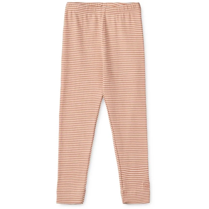 Women's Tight Trousers with Elastic Waistband in Black for Easy and Comfortable WearLiewood Y/D Stripe Tuscany Rose/Sandy Marien Stripe Rib Leggings Women's Tight Trousers with Elastic Waistband in Black for Easy and Comfortable WearLiewood Y/D Stripe Tuscany Rose/Sandy Marien Stripe Rib Leggings