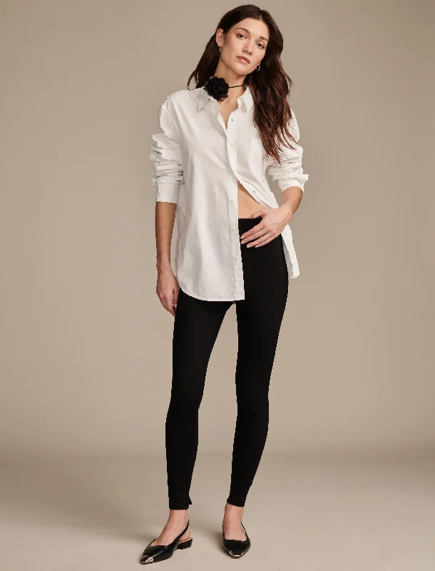 Women's High - Waisted Tight Trousers with Side Slits in Beige for a Trendy LookLucky Brand Women's Ponte Legging Women's High - Waisted Tight Trousers with Side Slits in Beige for a Trendy LookLucky Brand Women's Ponte Legging