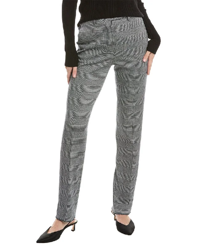 Plus Size Women's Embroidered Tight Trousers in White for a Feminine and Elegant StyleMax Mara Studio Alaggio Trouser Plus Size Women's Embroidered Tight Trousers in White for a Feminine and Elegant StyleMax Mara Studio Alaggio Trouser