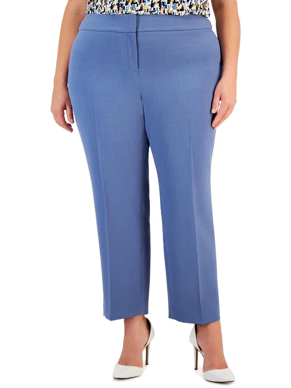 Women's Denim - Look Tight Trousers in Light Blue for a Casual and Versatile OptionPlus Womens Ankle Solid Trouser Pants Women's Denim - Look Tight Trousers in Light Blue for a Casual and Versatile OptionPlus Womens Ankle Solid Trouser Pants