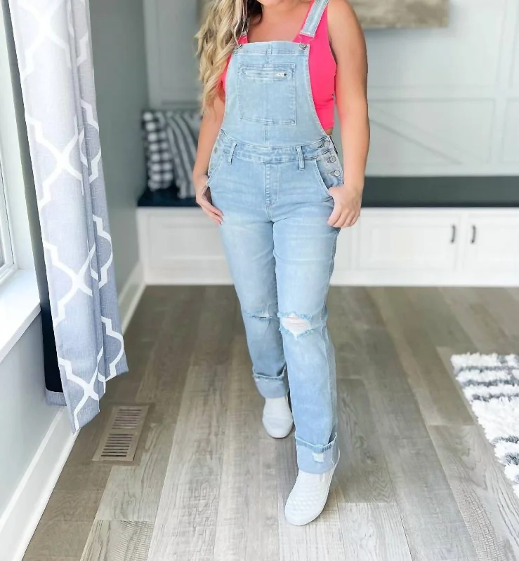 Plus Size Women's Sheer Tight Trousers in Nude for a Subtle and Stylish StatementStraight Overalls In Blue Plus Size Women's Sheer Tight Trousers in Nude for a Subtle and Stylish StatementStraight Overalls In Blue