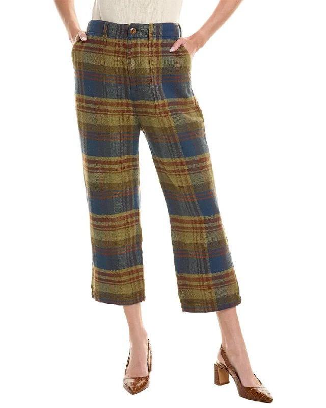 Plus Size Women's Printed Tight Trousers in Floral Patterns for a Spring - Inspired OutfitTHE GREAT The Ranger Pant