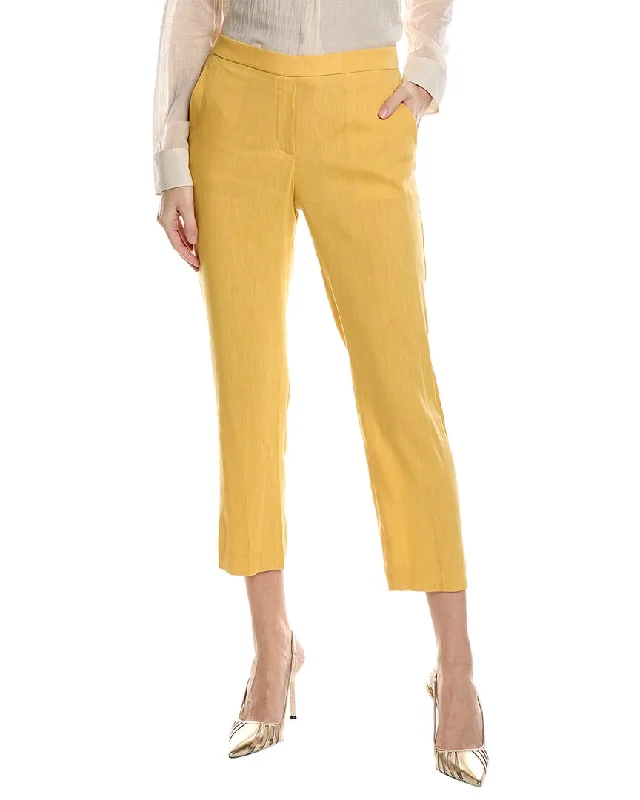 Women's Denim - Look Tight Trousers in Light Blue for a Casual and Versatile OptionTheory Treeca Linen-Blend Pull-On Pant Women's Denim - Look Tight Trousers in Light Blue for a Casual and Versatile OptionTheory Treeca Linen-Blend Pull-On Pant