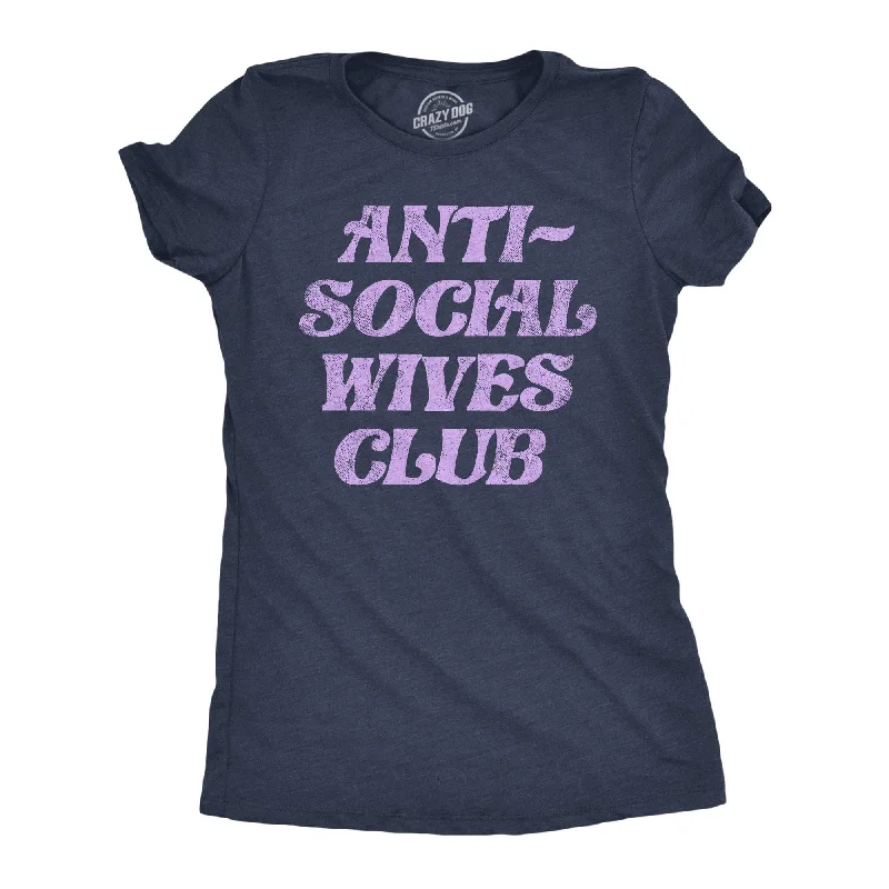 Muscle Women T Shirt for a Sporty and Casual LookAnti Social Wives Club Women's T Shirt Muscle Women T Shirt for a Sporty and Casual LookAnti Social Wives Club Women's T Shirt
