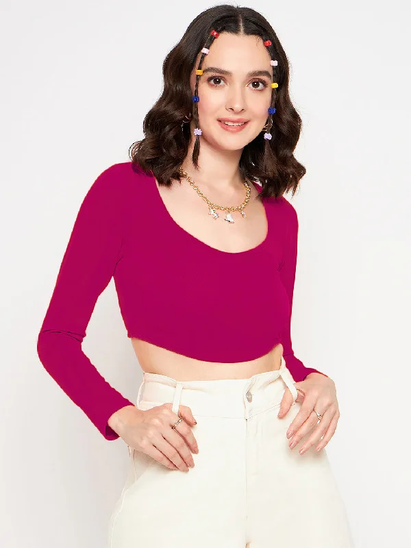 Puff Sleeve Women T Shirt for a Fashion - Forward LookCotton Stretchable Corset Crop Top Puff Sleeve Women T Shirt for a Fashion - Forward LookCotton Stretchable Corset Crop Top