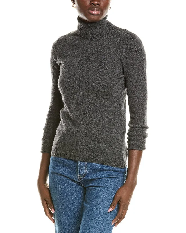 Striped Women Sweater with a Timeless PatternForte Cashmere Turtleneck Cashmere Sweater Striped Women Sweater with a Timeless PatternForte Cashmere Turtleneck Cashmere Sweater