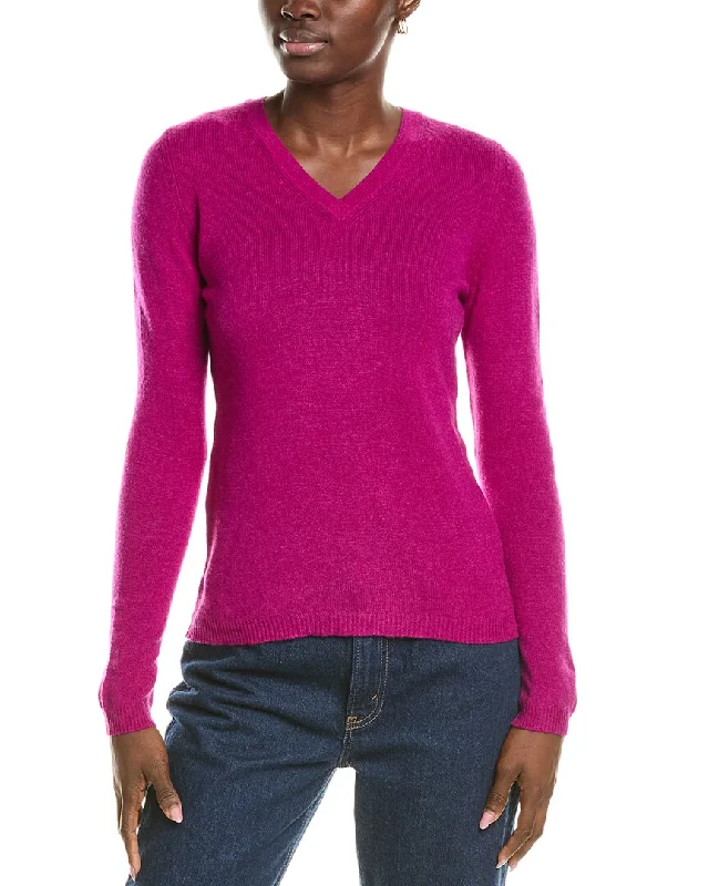 Sequin - Embellished Women Sweater for Special OccasionsForte Cashmere V-Neck Cashmere Sweater Sequin - Embellished Women Sweater for Special OccasionsForte Cashmere V-Neck Cashmere Sweater