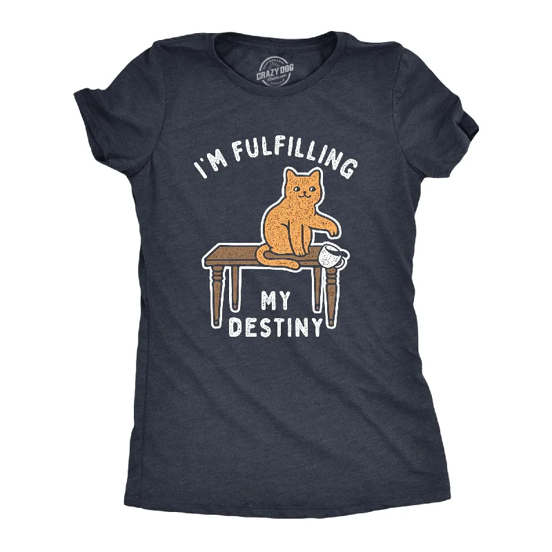 Long Sleeve Women T Shirt for Cooler WeatherI'm Fulfilling My Destiny Women's T Shirt Long Sleeve Women T Shirt for Cooler WeatherI'm Fulfilling My Destiny Women's T Shirt