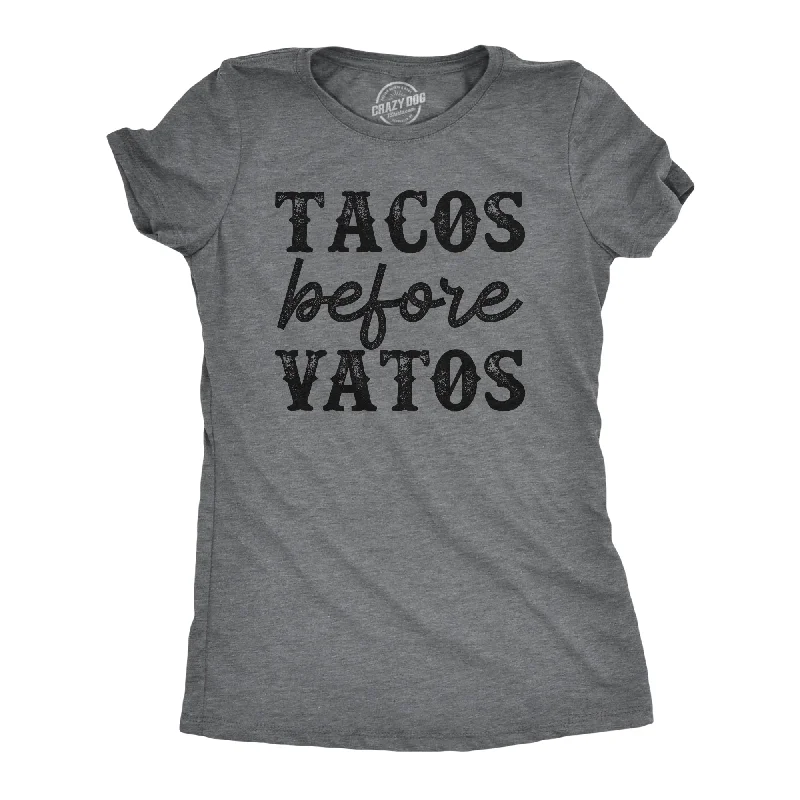 Crop Top Women T Shirt to Pair with High - Waisted BottomsTacos Before Vatos Women's T Shirt Crop Top Women T Shirt to Pair with High - Waisted BottomsTacos Before Vatos Women's T Shirt