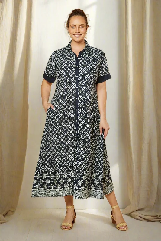 Ruffled Women Dress with Multiple Layers for a Playful and Girly StyleRuffled Women Dress with Multiple Layers for a Playful and Girly StyleGracie Shirt Dress in Navy Iris Ruffled Women Dress with Multiple Layers for a Playful and Girly StyleRuffled Women Dress with Multiple Layers for a Playful and Girly StyleGracie Shirt Dress in Navy Iris