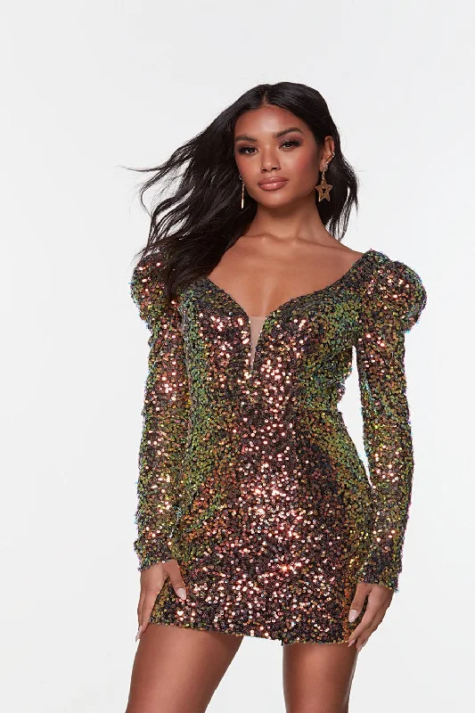 Long - Sleeve Women Dress in Velvet for a Luxurious Winter Look Long - Sleeve Women Dress in Velvet for a Luxurious Winter Look Alyce 4540 Long - Sleeve Women Dress in Velvet for a Luxurious Winter Look Long - Sleeve Women Dress in Velvet for a Luxurious Winter Look Alyce 4540