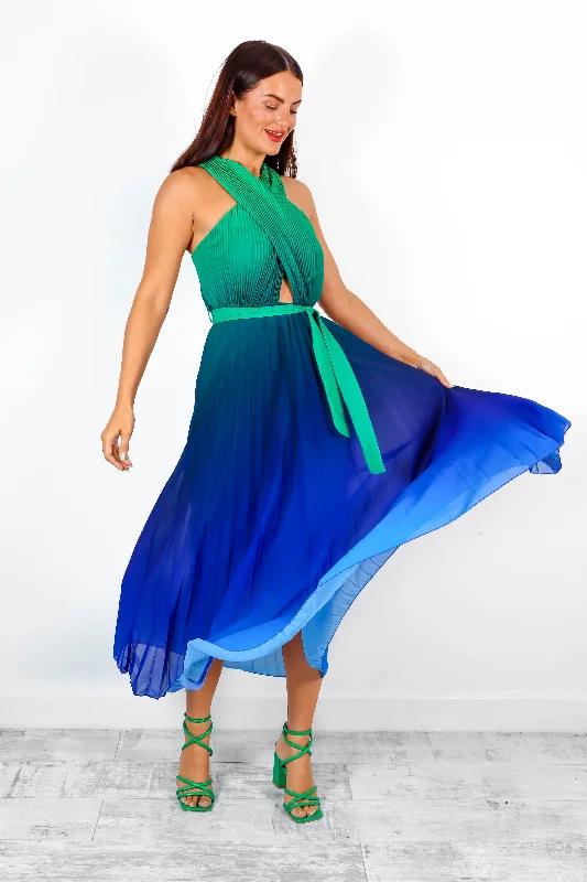 Off - the - Shoulder Women Dress for a Romantic and Feminine LookOff - the - Shoulder Women Dress for a Romantic and Feminine LookArtemis - Green Blue Ombre Pleated Maxi Dress Off - the - Shoulder Women Dress for a Romantic and Feminine LookOff - the - Shoulder Women Dress for a Romantic and Feminine LookArtemis - Green Blue Ombre Pleated Maxi Dress