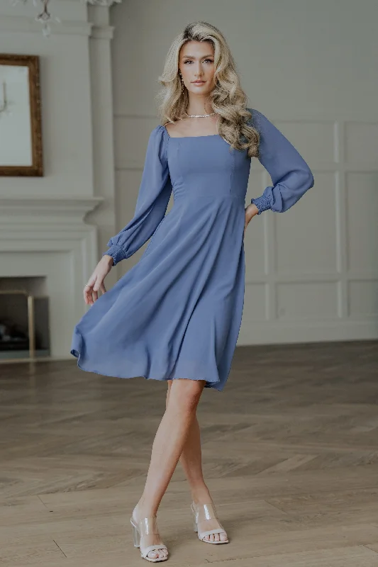 Ruffled Women Dress with Multiple Layers for a Playful and Girly StyleRuffled Women Dress with Multiple Layers for a Playful and Girly StyleElise Short Dress | Whisper Blue Ruffled Women Dress with Multiple Layers for a Playful and Girly StyleRuffled Women Dress with Multiple Layers for a Playful and Girly StyleElise Short Dress | Whisper Blue